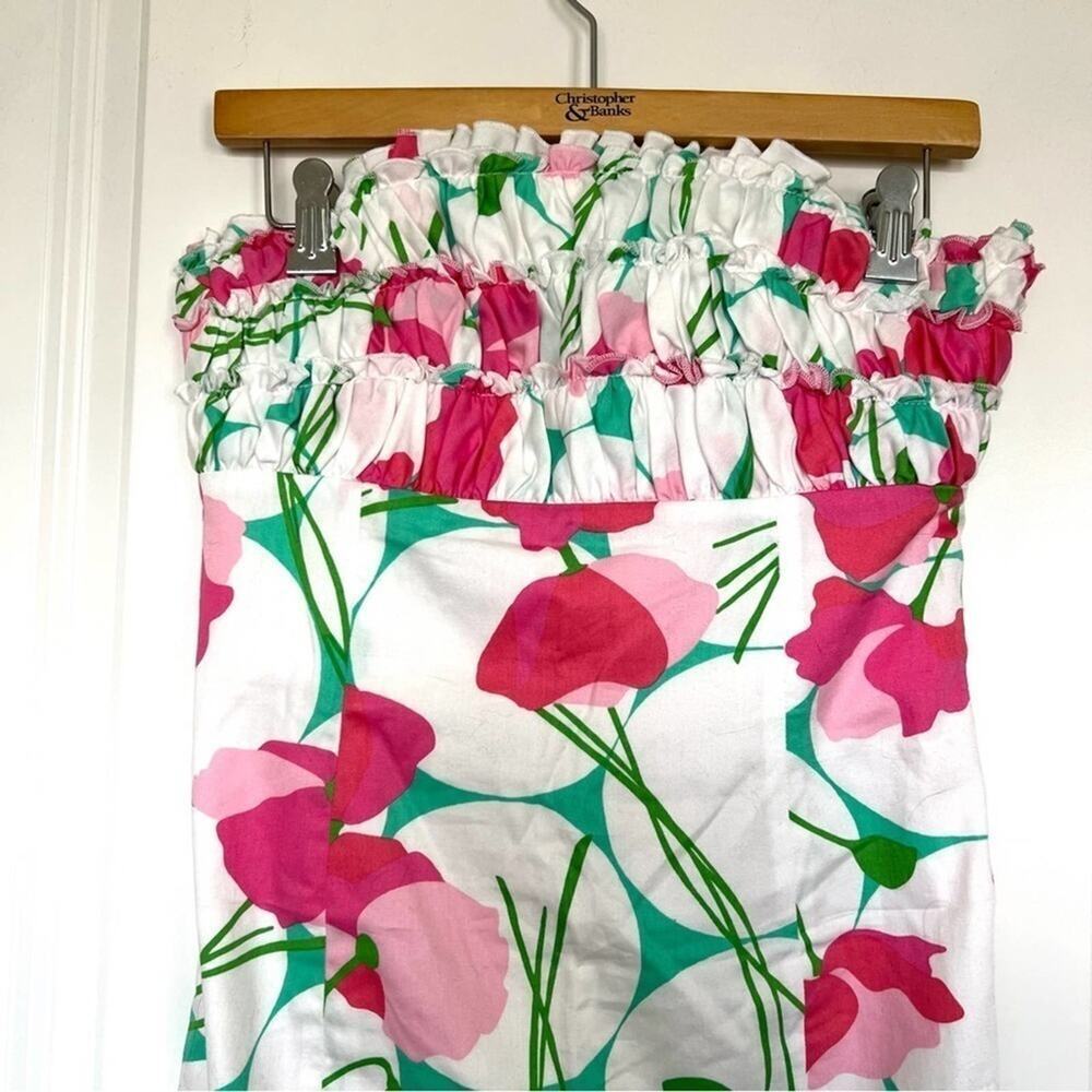 Lilly Pulitzer Ruffled Strapless Dress - Picture 2 of 7